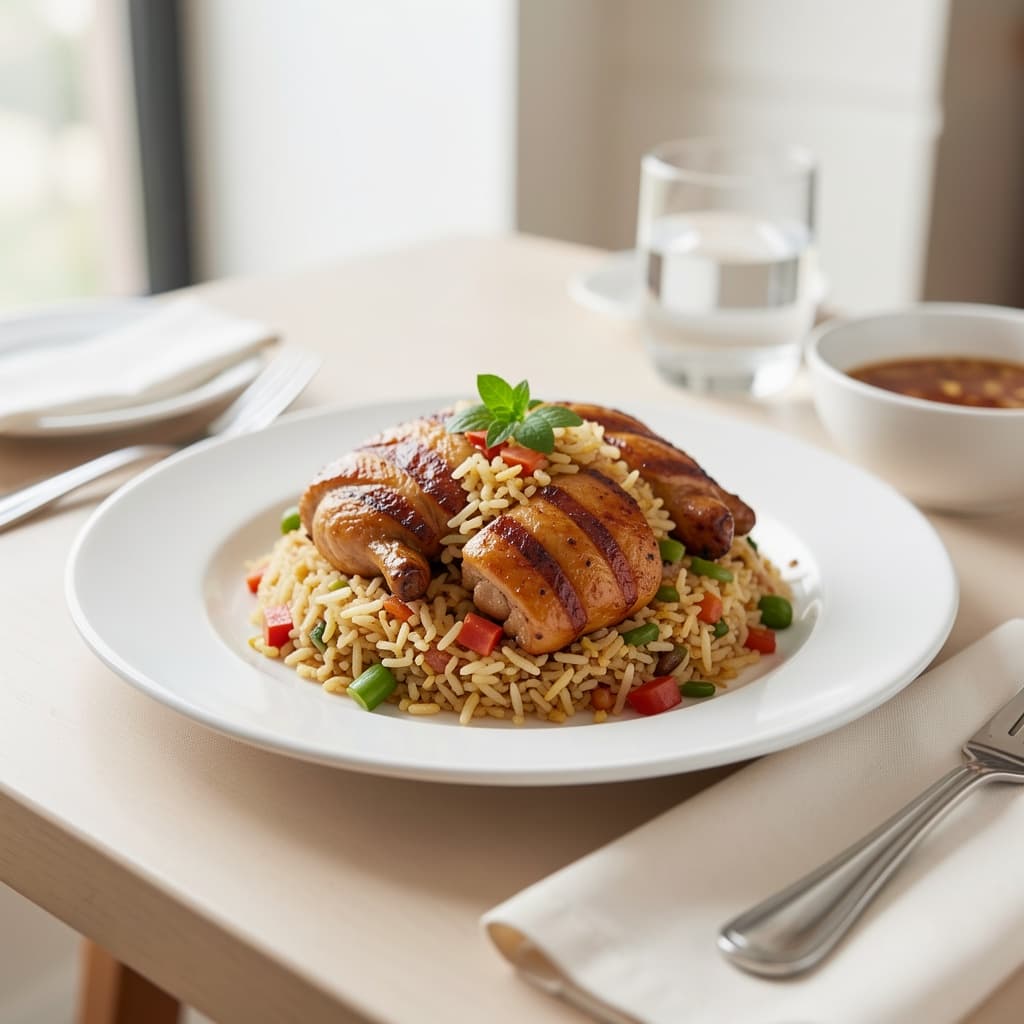 Fried Rice w/ Chinese Chicken